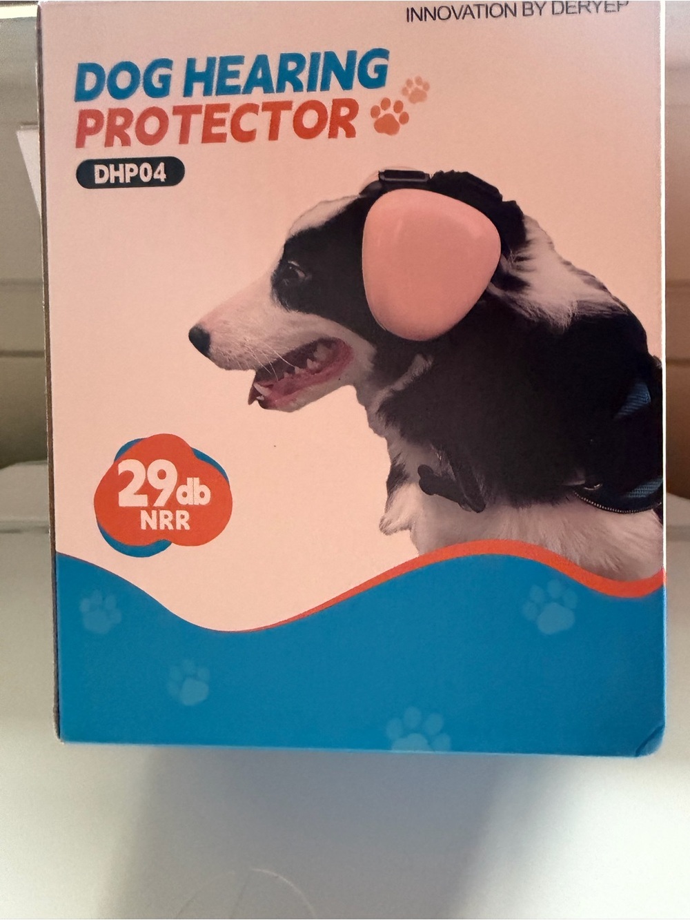 Dog Hearing Protector DHP04 - orange Ear Muffs for Dogs